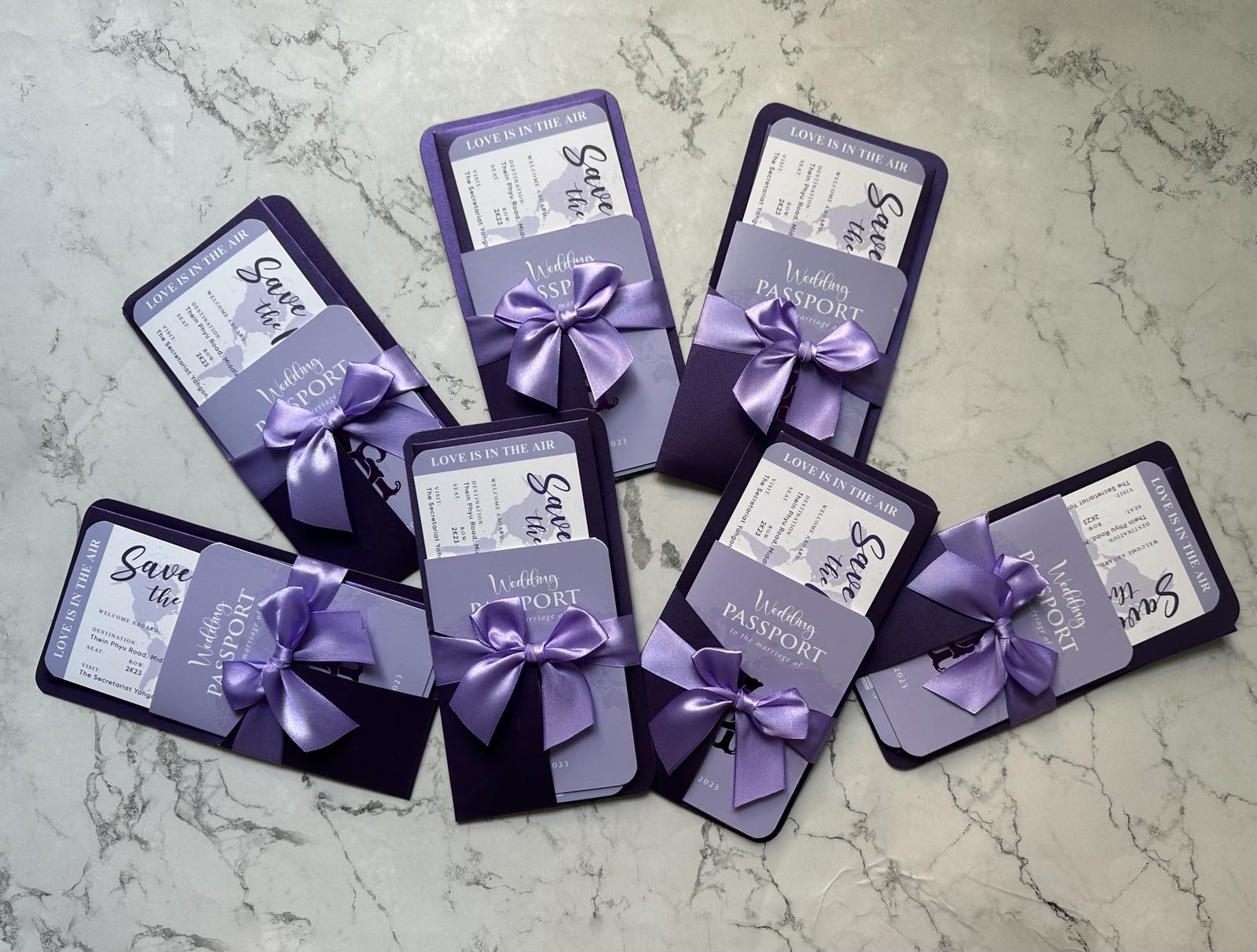 Passport Wedding Cards 